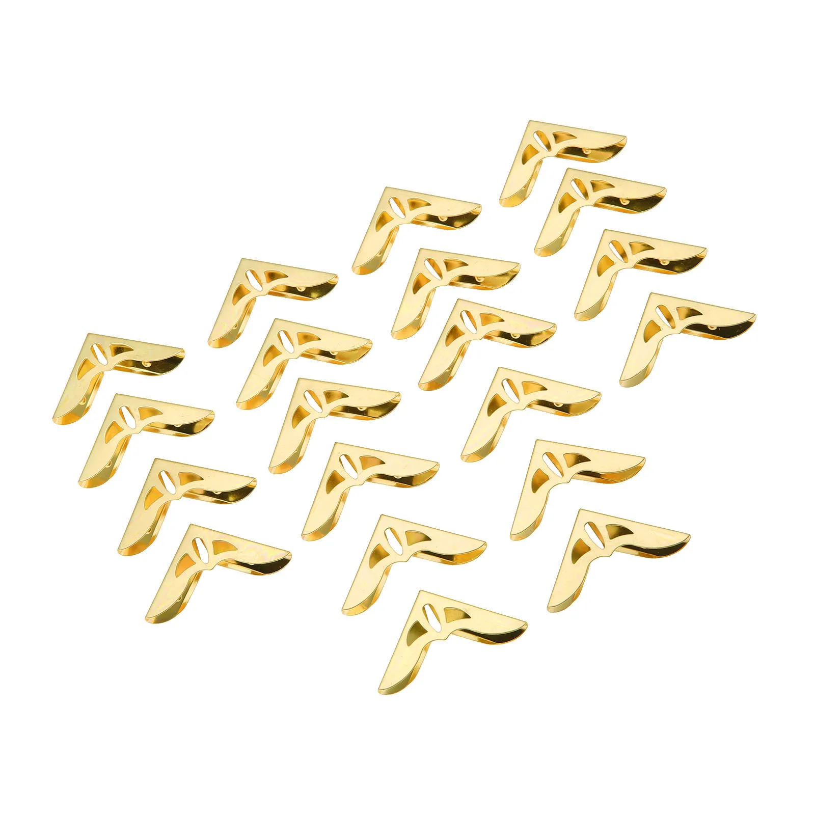 Декоративная подарочная коробка для ювелирных изделий золотого цвета 31 мм 20 шт.