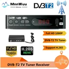 ТВ-тюнер DVB-T2, цифровой ТВ-приемник, ТВ-приставка DVB T2 для ресивера Wi-Fi, DVBT2 DVB-C-top Box H.265 HEVC HD DVB C тюнер