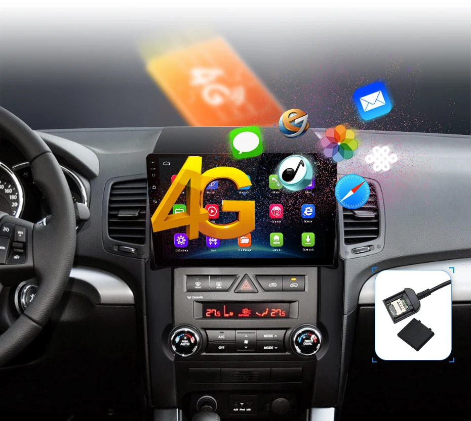 AWESAFE для Kia Sorento 2009 2010 2011 2012 автомобильный Радио Мультимедиа Видео плеер gps Нет 2din 2 din Android 8,1 2 ГБ+ 32 ГБ