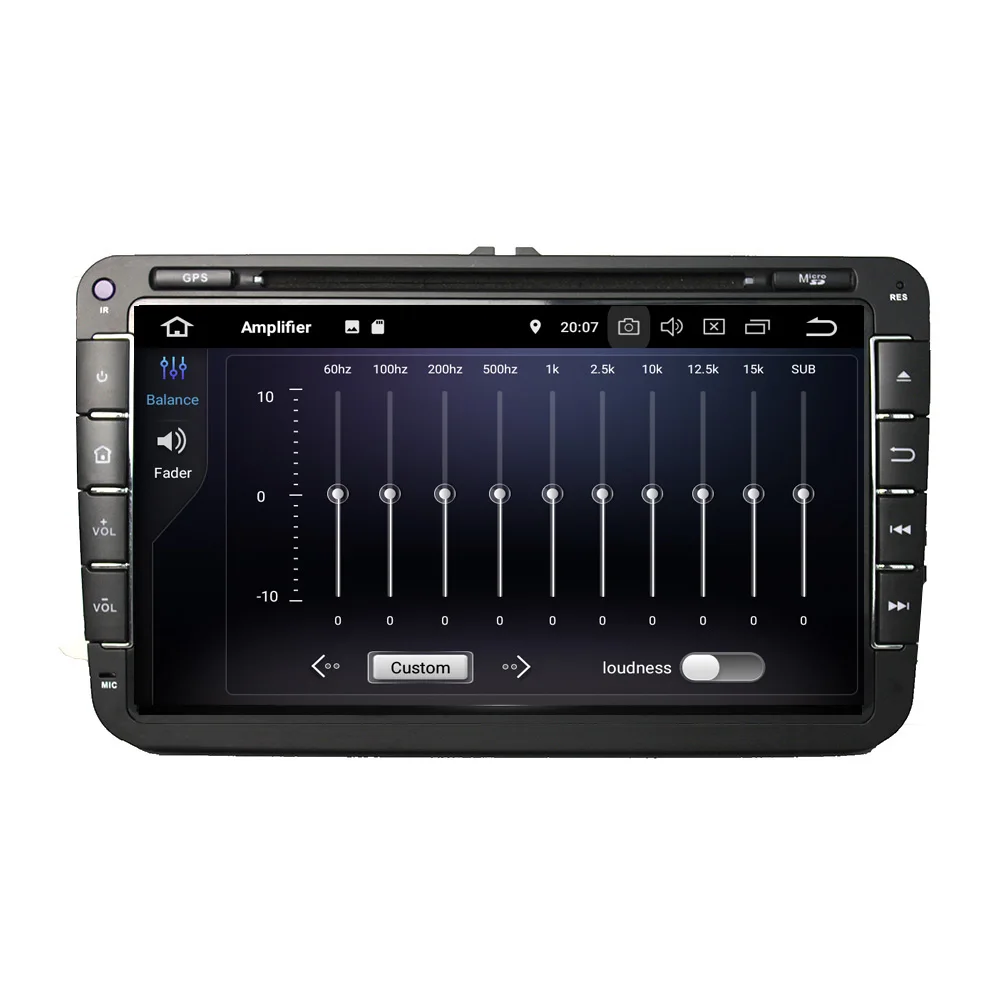 8 &quot2 Din ядер Android 9 0 автомобильный dvd плеер для VW сиденье Jetta 2006 2012 аудио стерео 1024*600
