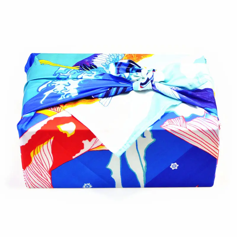 

Праздничная дизайнерская скатерть zongzi в японском стиле с изображением лодки дракона, тканевые обертки для сумок в подарочной коробке