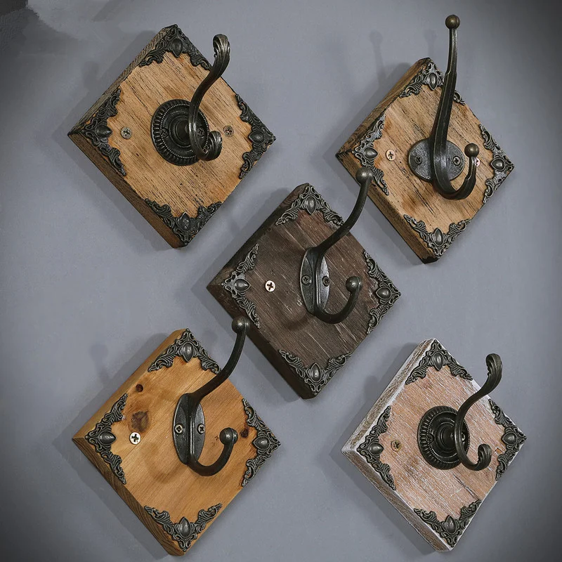 Ретро металлическая Костюмы магазин Крючки вешалки стены Butler домашний декор