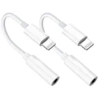 2 шт., USB-кабель Lightning на 3,5 мм для IPhone 11 12 13 Pro Max Mini XS X XR 10 SE2020