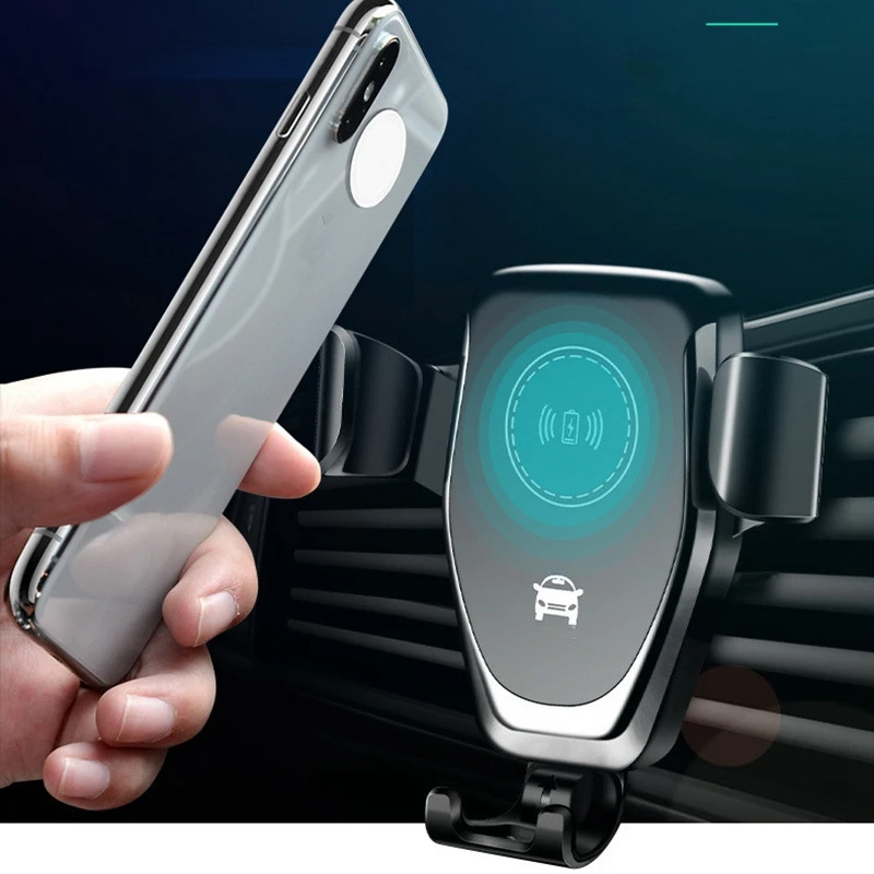 Быстрое беспроводное автомобильное зарядное устройство 15 Вт, 20 Вт, держатель для телефона с креплением на вентиляционное отверстие для iPhone XS, Samsung S9, Xiaomi MIX 2S, Huawei Mate 20 Pro, 20 RS