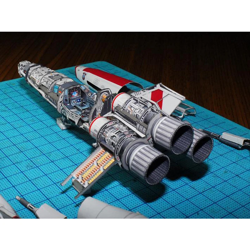Battlestar Viper 2 Mk2 3D бумажная модель DIY ручной работы игрушечный космический корабль |