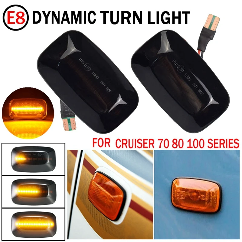 Новинка-автомобиль Динамический светодиодный боковой габаритный фонарь