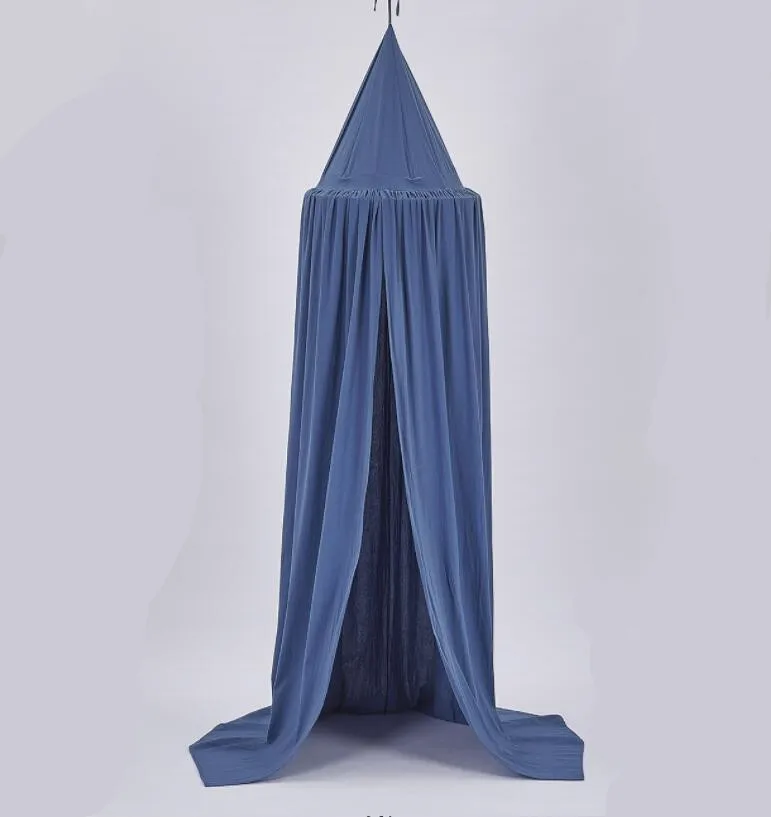 Navy blue Детская палатка для детей, детские игрушки Wigwam, сухой шар, бассейн, принцесса, навес, занавеска, игровой дом, игра, тепи, москитная сетка, кровать, балдахин - Цвет: Navy blue