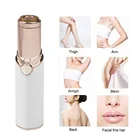 Электрическая мини-помада, триммер для бровей, удаление волос на лице, бритва для бровей, мгновенный безболезненный, портативный эпилятор для губ