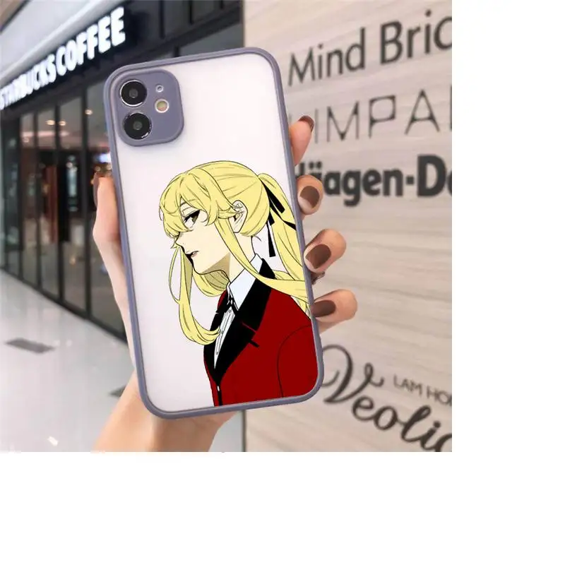 

Kakegurui Phone Case Matte For iPhone 12 Mini 11 Pro XR XS Max 7 8 Plus X Hard PC Back Cover