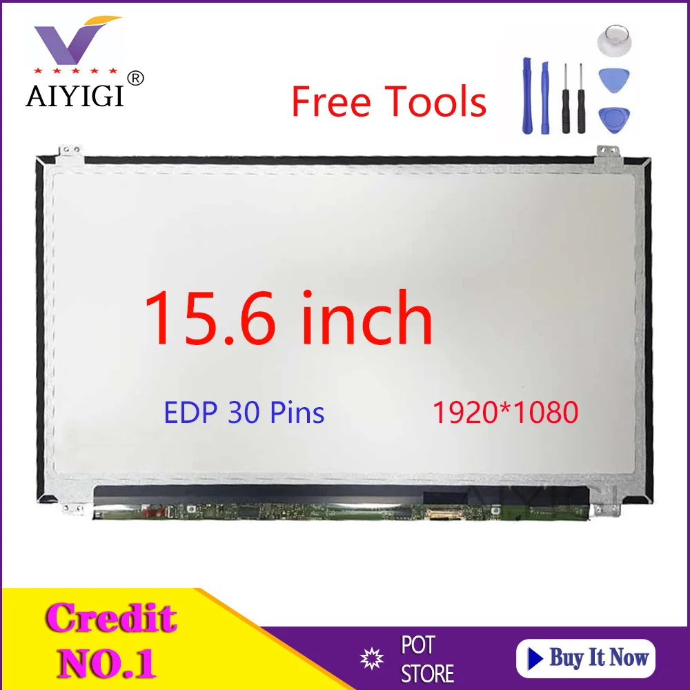 15 6 дюймовый ноутбук LED Экран для DELL Inspiron 3541 3542 3543 5000 7567 7557 7559 матрица Дисплей EDP 30