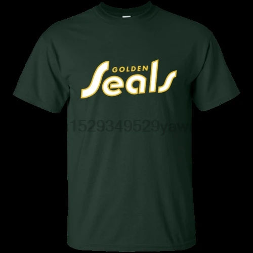 Футболка из хлопка для хоккея California Golden Seals G200 Ultra|Мужские футболки| |
