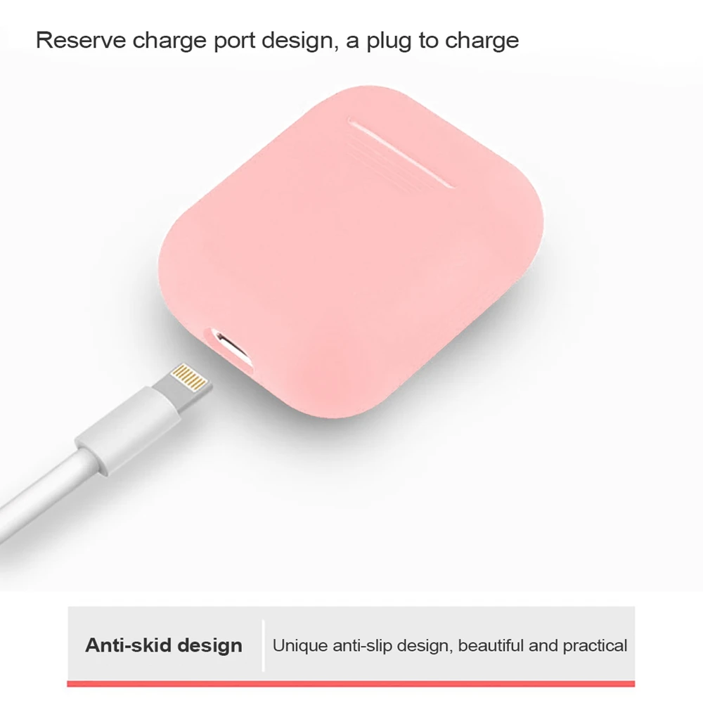Ультратонкий Мягкий силиконовый чехол из ТПУ для Apple Airpods ударопрочный гарнитура