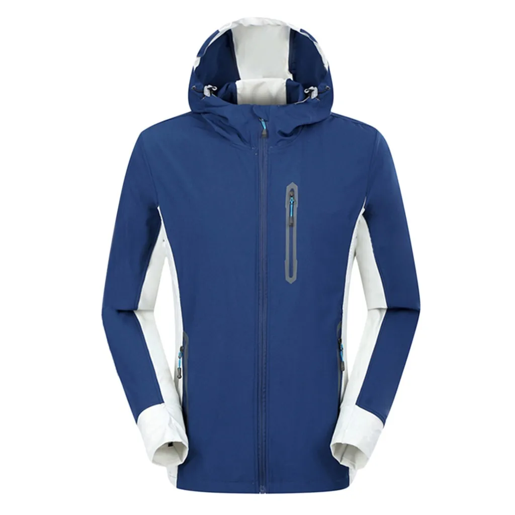 Мужские зимние с капюшоном мягкое непродуваемое водонепроницаемое пальто