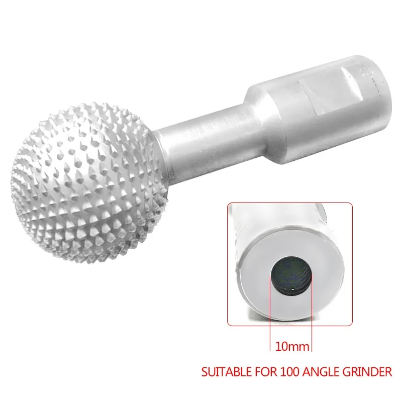 

40MM Carbide Rotary Burr Wood Carving,Polishing,Engraving,Drilling Bits Grinding Head for 10mm and 14mm Angle Grinder