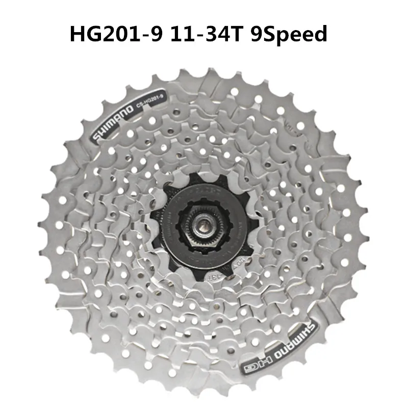 HG201-9 11-34T SHIMANO ALIVIO HG200-9/HG201-9 маховик горный велосипед 9 S/27 скоростной маховик башня Колесо 9 скорость 11-32 T/11-34 T - Цвет: HG201-9 11-34T