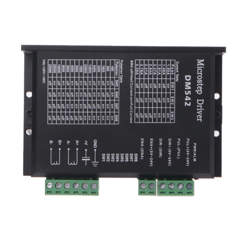

DM542 Stepper Motor Driver For 57 86 Series 2-phase Digital Stepper Motor Driver