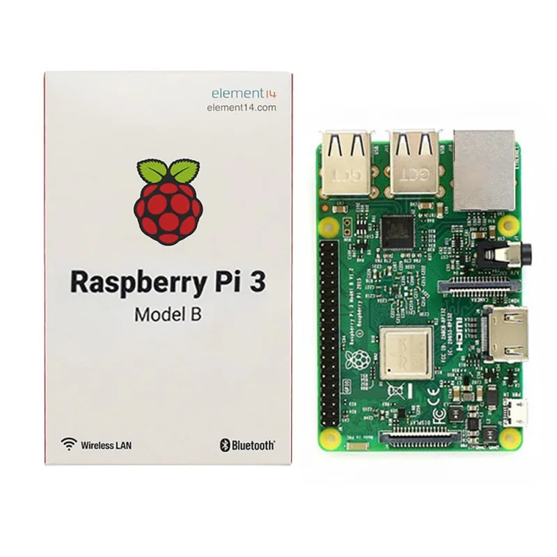 Оригинальный Raspberry Pi 3 Model B + (плюс) Встроенный Broadcom 1 4 ГГц quad-core 64-разрядный