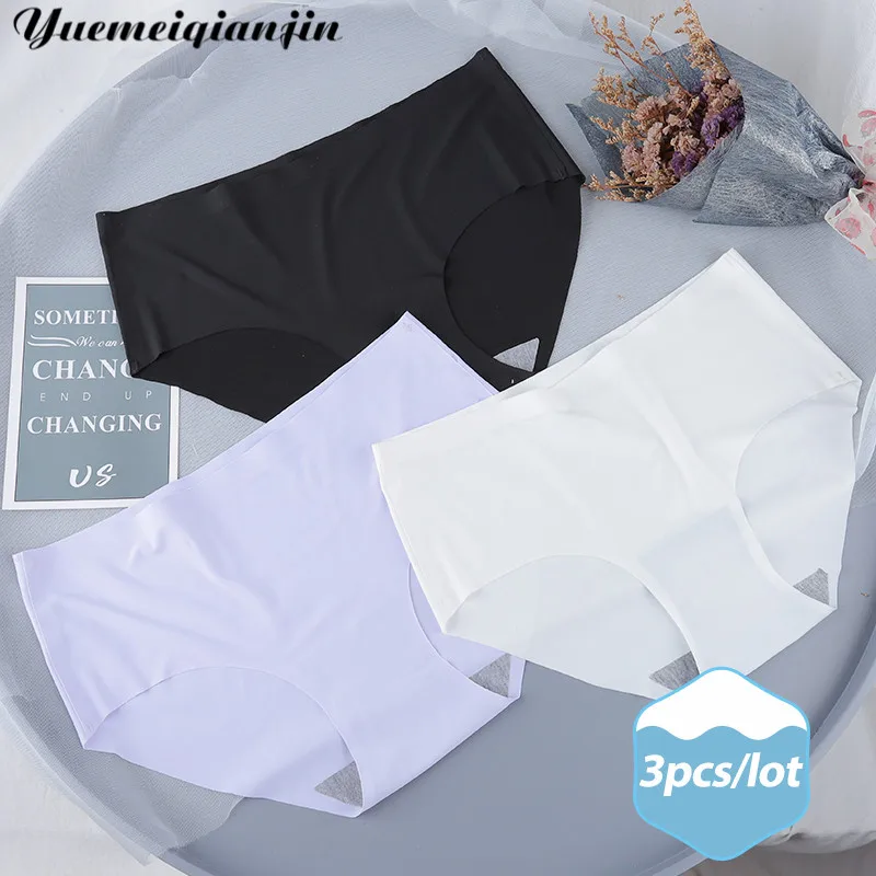 3 шт./лот бесшовные Ice Silk (искусственное волокно для оптовых покупок нижнее бельё