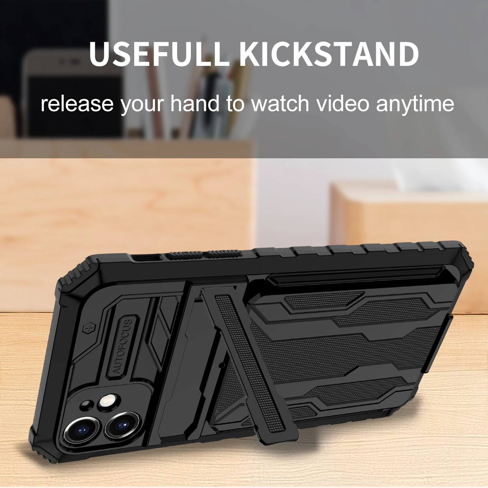 shockproof protection stand kickstand phone cover for oppo realme c11 c12 c15 c17 c20 c21y c25 phone case with card holder free global shipping