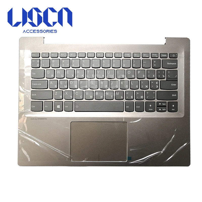 

Новинка для Lenovo 7000-14 Ideapad 520S-14IKB крышка Упор для рук верхний корпус русская Клавиатура Тачпад подсветка клавиатура 5cb0p26563