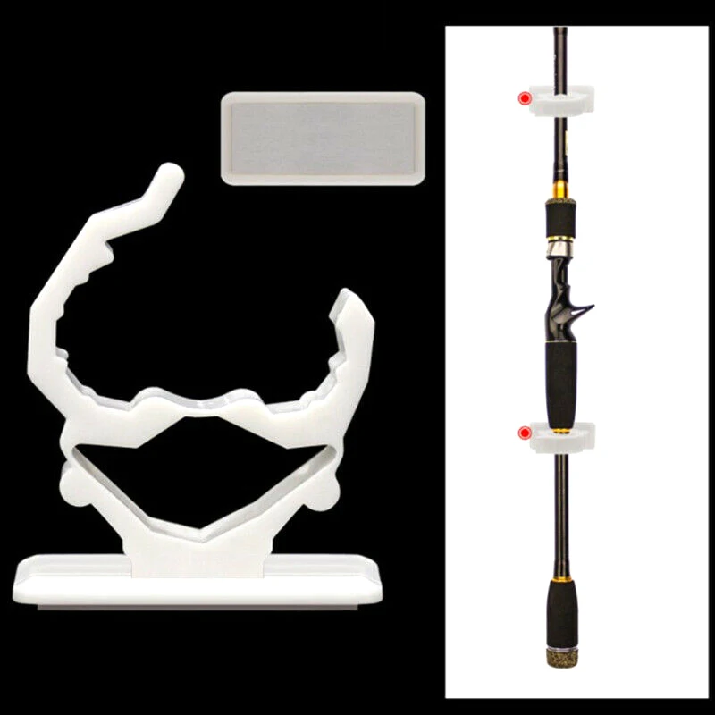 Fishing Rod Holder Bracket Gear Buckle Self-Adhesive Pole Stand Accessories ASD88 | Спорт и развлечения
