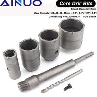 30 65mm concrete hole saw electric hollow core drill bit for brick cement wall tube stone 220mm shank