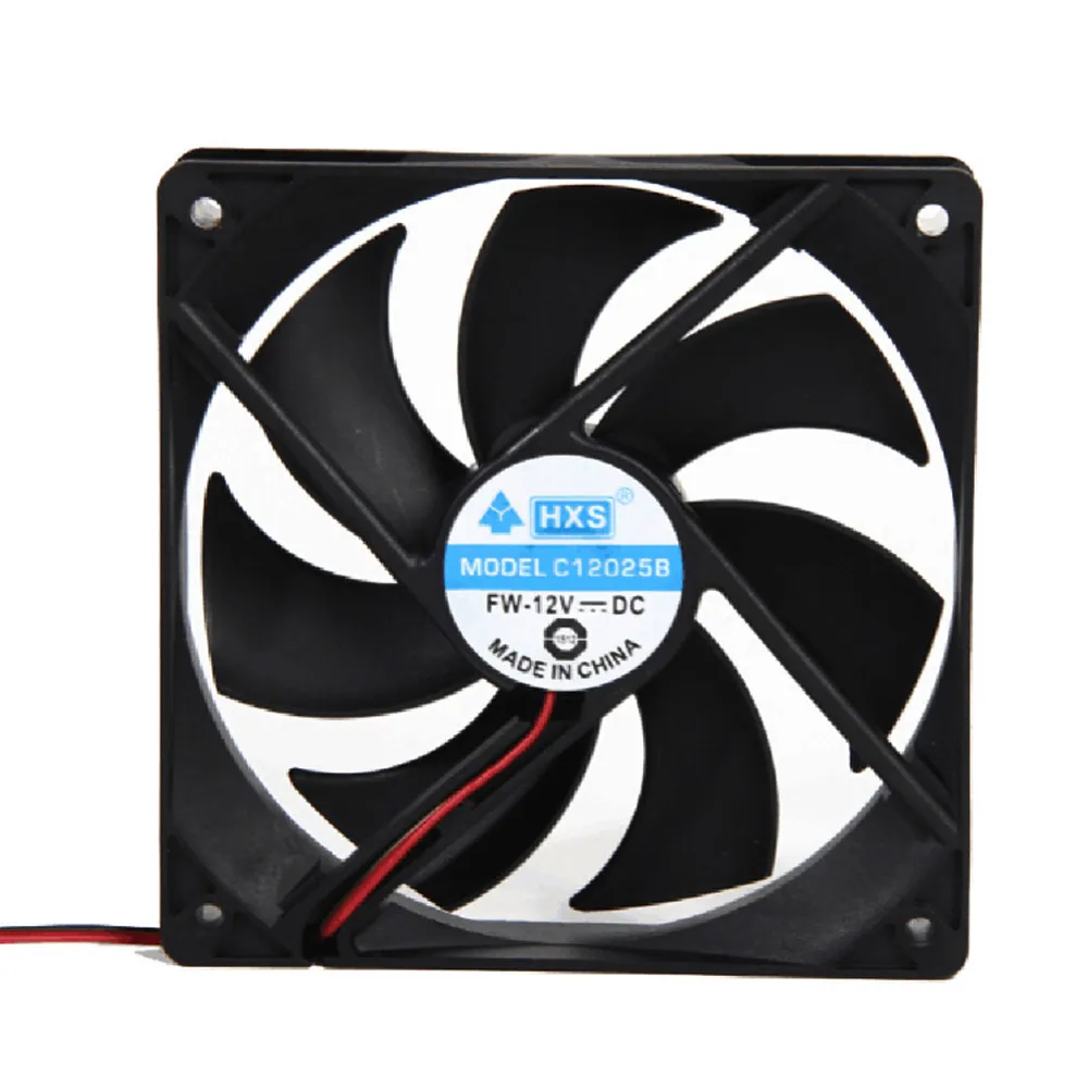 4 шт. 120 мм 120x25mm 12V 4Pin DC бесщеточный ПК компьютер чехол Вентилятор охлаждения 1800PRM