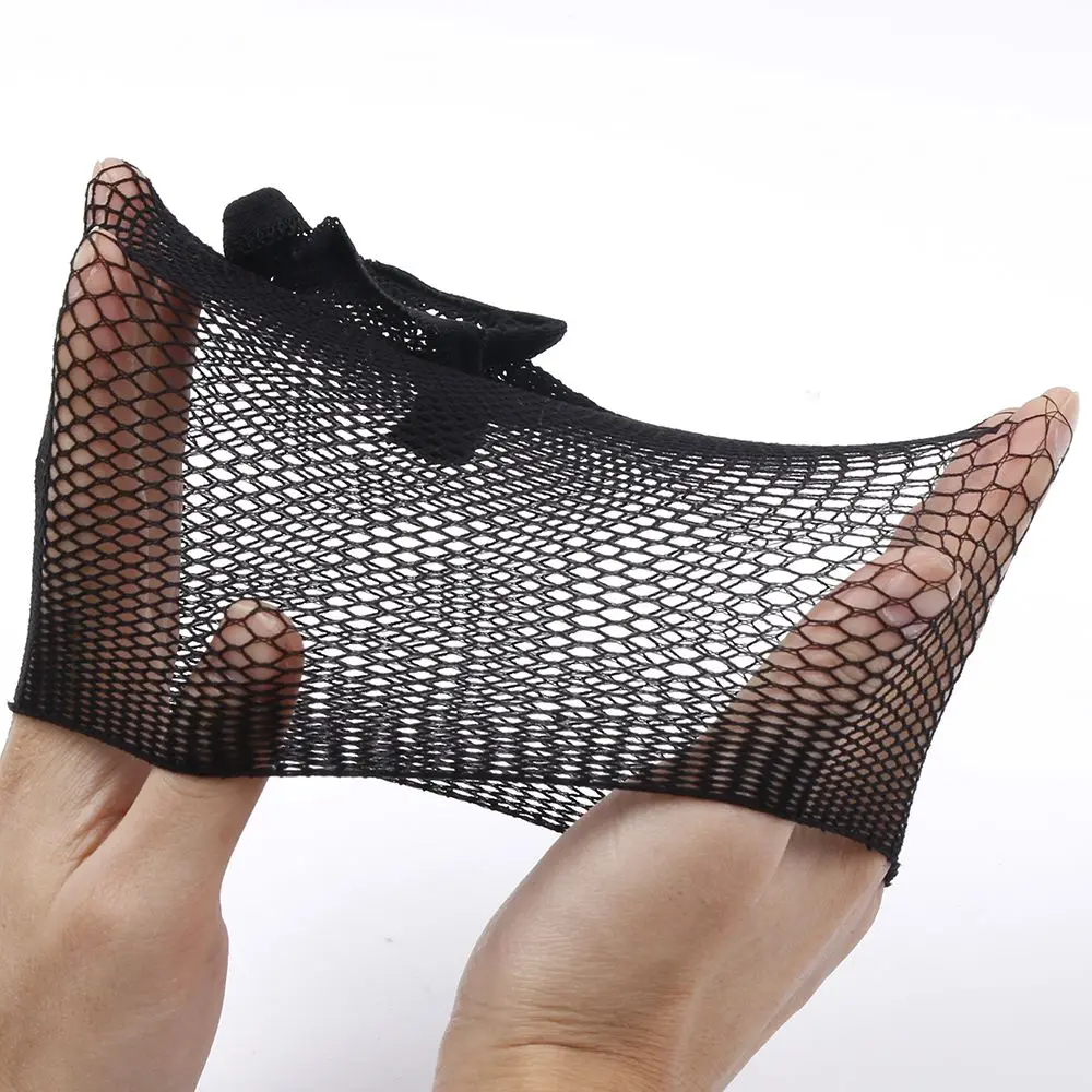 

Black Hairnets Good Quality Mesh Weaving Black Wig Hair Net Elastics Mesh Cap