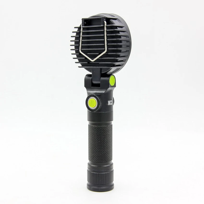 

Rechargeable LED Work Light with Magnetic Flexible Base, USB Charging, 4 Lighting Modes, COB Flashlight for Camping, Car Repair