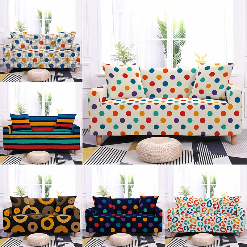 

Elastic Sofa Covers For Living Room Sofa Protector All-inclusive Slip-resistant Couch Cover Stretch Sofa Towel Slipcover
