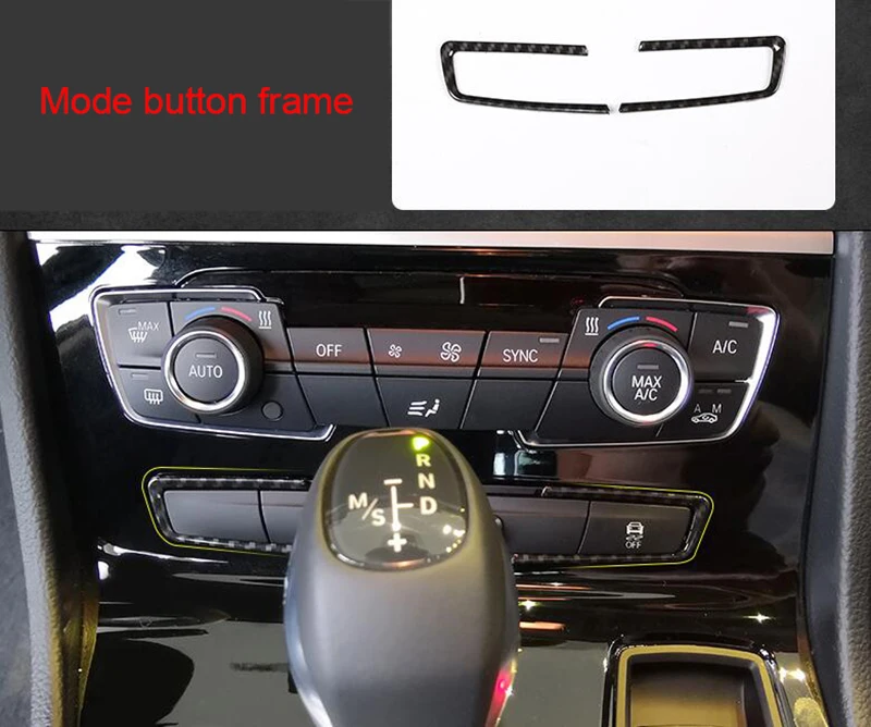 Рамка Кнопки из углеродного волокна для BMW 2 серии Gran tourer F46 218i 220i 2015-2019 шт. |
