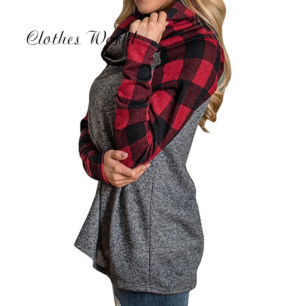 Женские свитера с высоким воротом 2019 осень зима размера плюс пуловер длинным