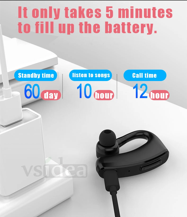 V8-PLUS V10 Bluetooth наушники бизнес беспроводные наушники громкой связи с микрофоном для вождения автомобиля вок для iPhone samsung HUAWEI