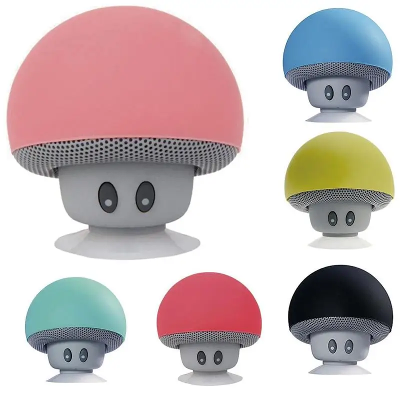 Мультяшные Bluetooth колонки портативные мини грибы формы мобильного телефона стойки Bluetooth колонки водонепроницаемые беспроводные динамики
