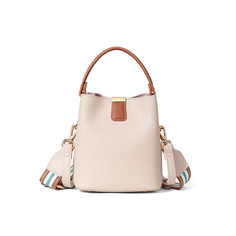 

Women's Handbag Fashion Genuine Leather Shoulder Crossbody Female Luxury Designe Large Capacity Hot Style Bucket Bag Lady Purse