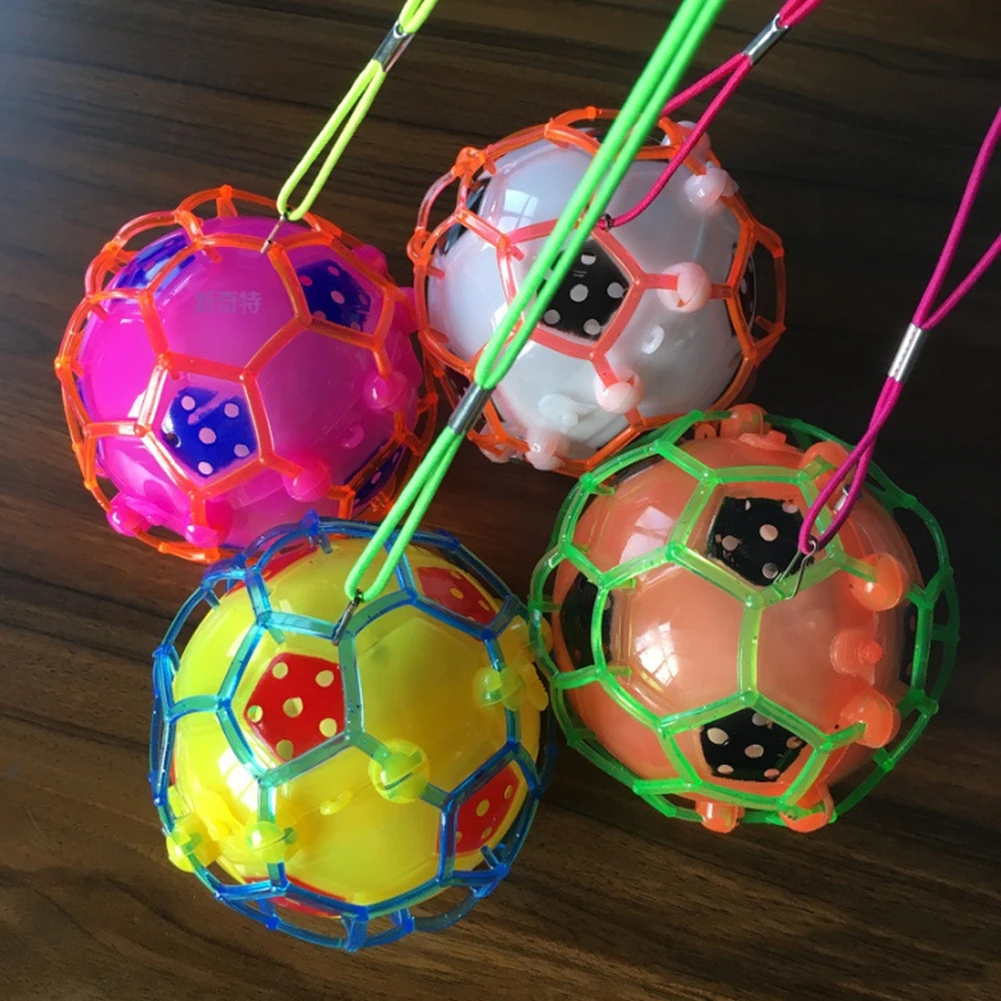 Светящийся музыкальный мяч светодиодный Ной подсветкой прыгающий футбольный