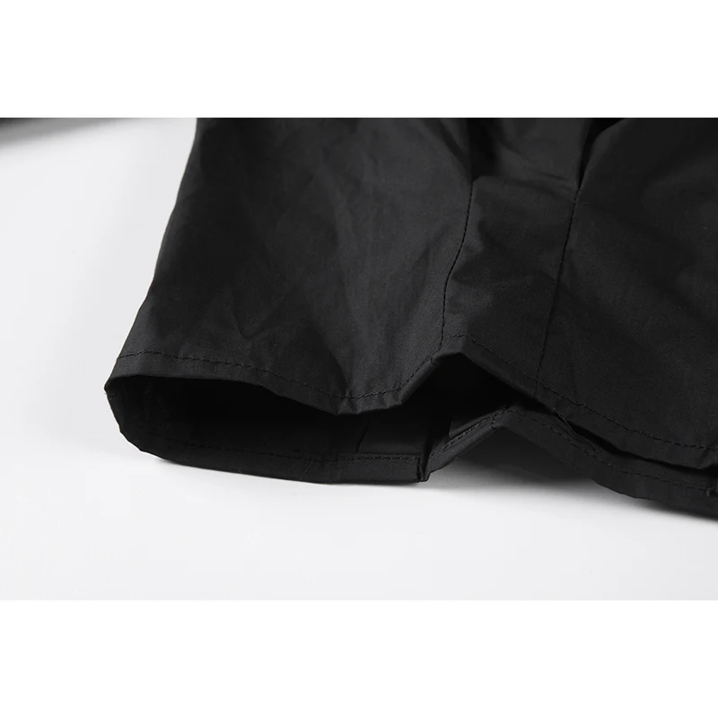 Женская блузка с длинным рукавом черная Готическая в стиле оверсайз винтажная