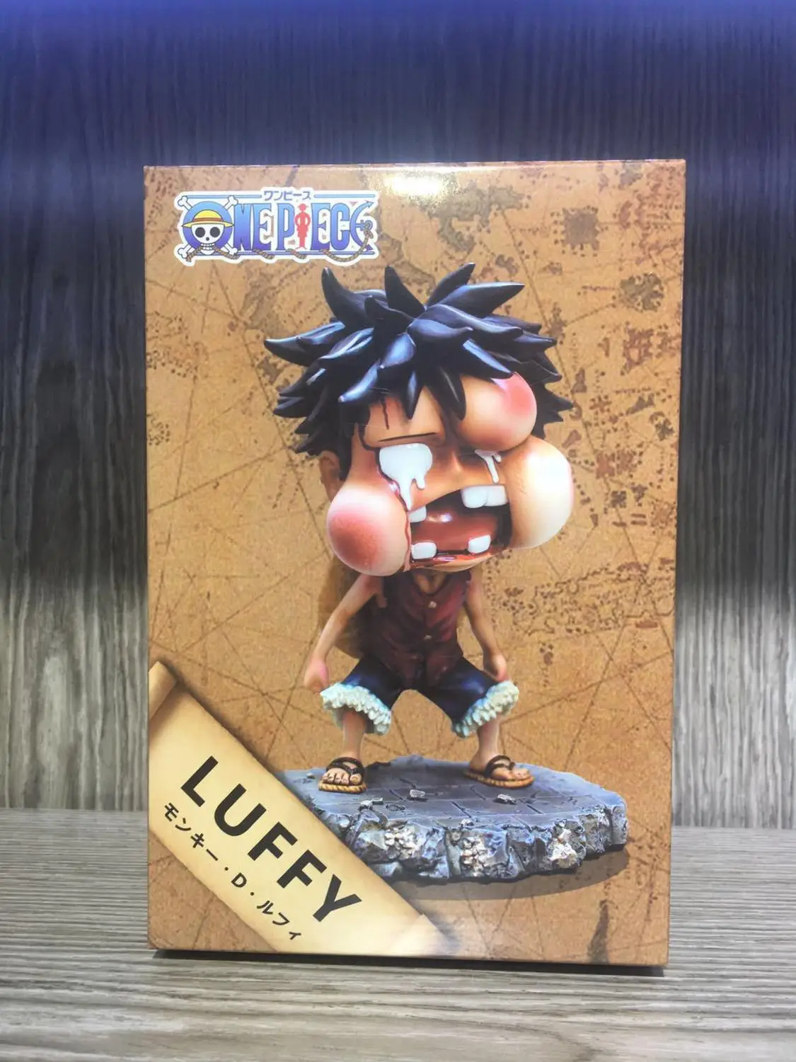 15 см один кусок Luffy смешное толстое лицо отек Ver. ПВХ экшн-фигурки OP Zoro Sanji