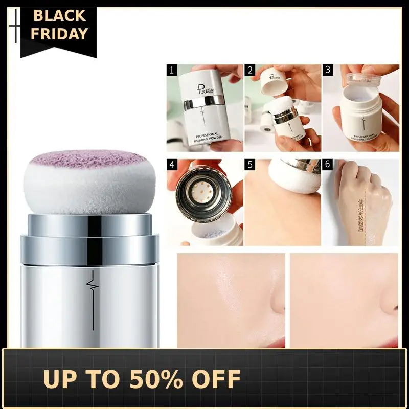 Pudaier 12 Colors Full Coverage Skin Pore Control Oil Face Loose Powder Makeup Base Setting Compact Contour Poudre |