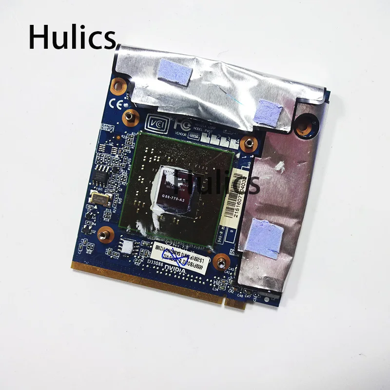 Видеокарта Hulics Original 8600 8600M GS G86 770 A2 MXM II DDR2 512MB графическая VGA для Acer Aspire 5920G 5520 5920 LS