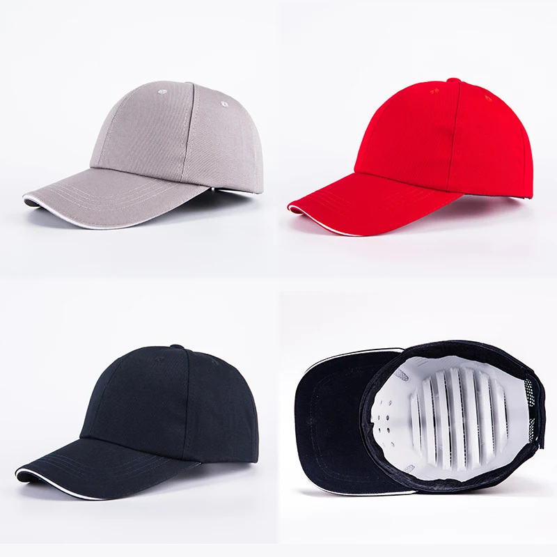 Baseball Bump Caps Lightweight Safety Hard Hat Head Protection Caps Workplace Safety Helmet
