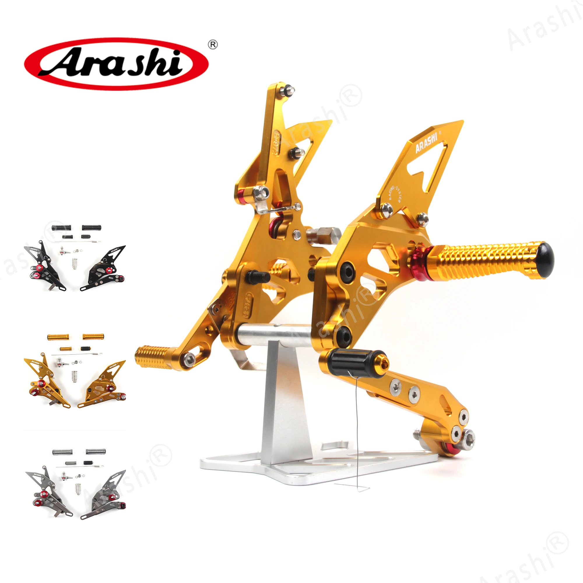 Араши CNC Регулируемые подножки для SUZUKI GSXR1000 2009 2016 ног GSXR 1000 2010 2011 2012 2013 2014 2015