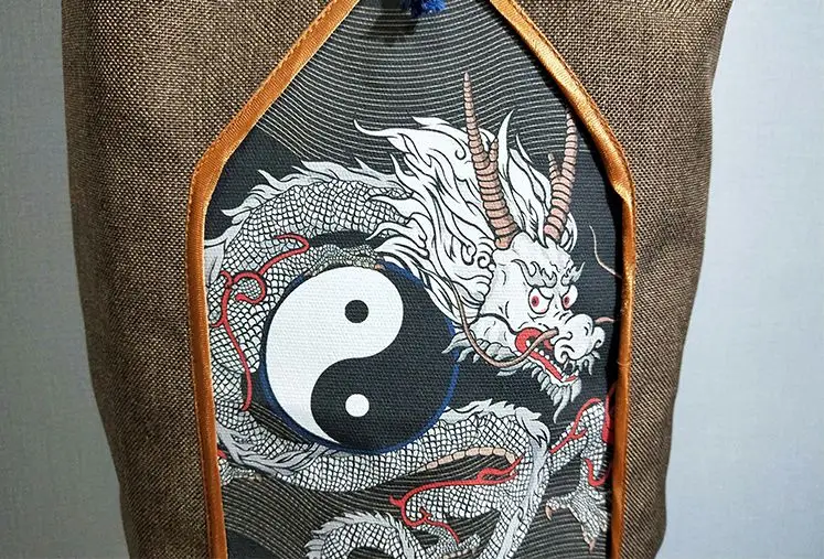 Высококачественные хлопковые и льняные сумки для taoism сумка в виде монахи шаолина
