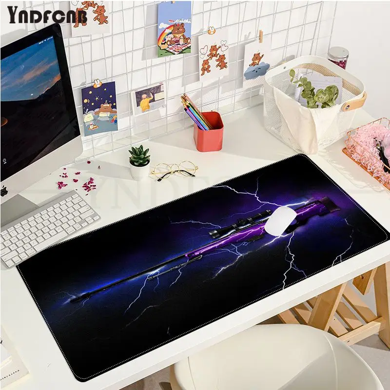 

YNDFCNB CSGO Top Quality Gamer Speed Mice Retail Small Rubber Mousepad Size for mouse pad Keyboard Deak Mat for Cs Go LOL