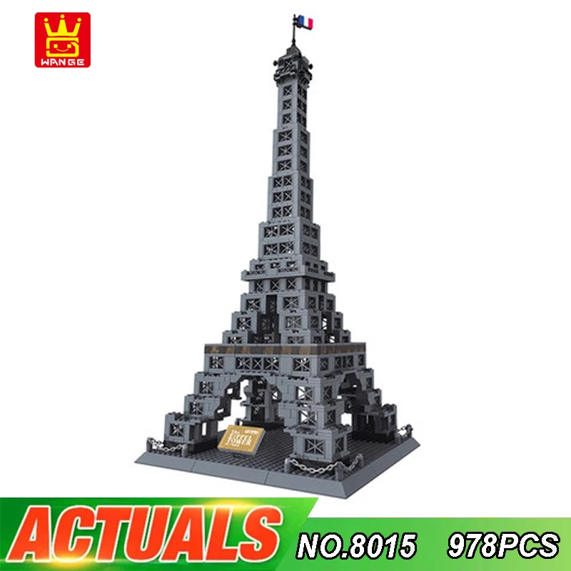 

Wanger - World Famous Children's Architecture Series Eiffel Tower in Paris - France Building Blocks Children's Toys