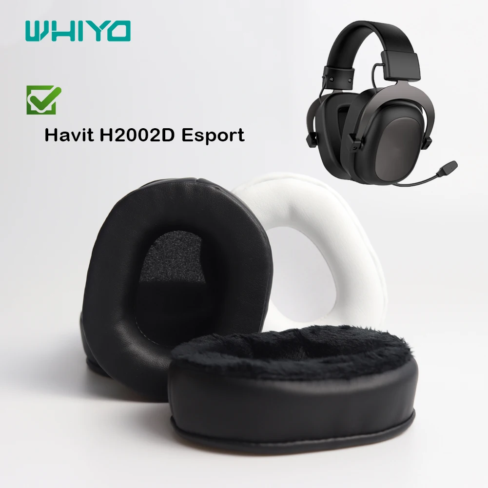

Whiyo Replacement Velvet Ear Pads for Havit H 2002D H-2002D H2002D Esport Headset Parts Earmuff Cover Cushion Pillow