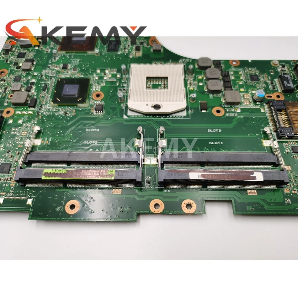 Материнская плата N53SN N53SV для ноутбука ASUS N53S N53SM 2 или 4 слота V1G V2G GPU | Компьютеры и