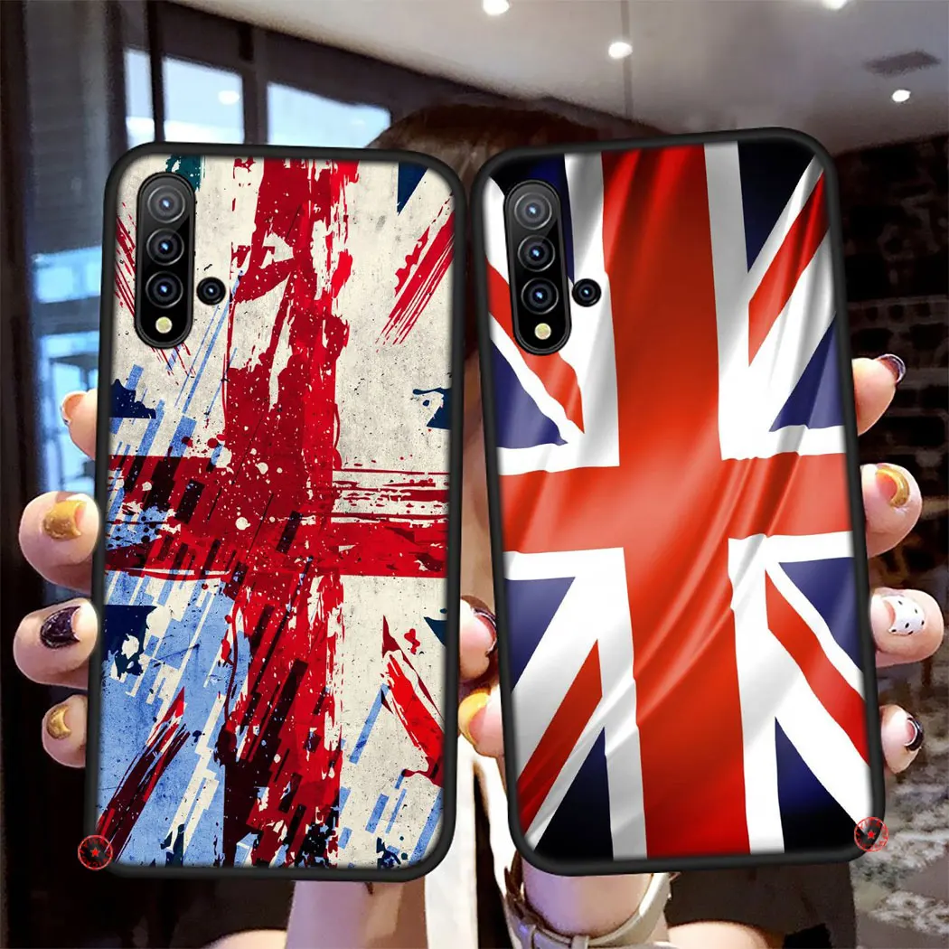 England flag Soft Silicone TPU Phone Case for Huawei Nova Smart 5 5i 5T 4E 4 3i 3 2i 2 Mate 30 20 10 Lite Pro | Мобильные телефоны