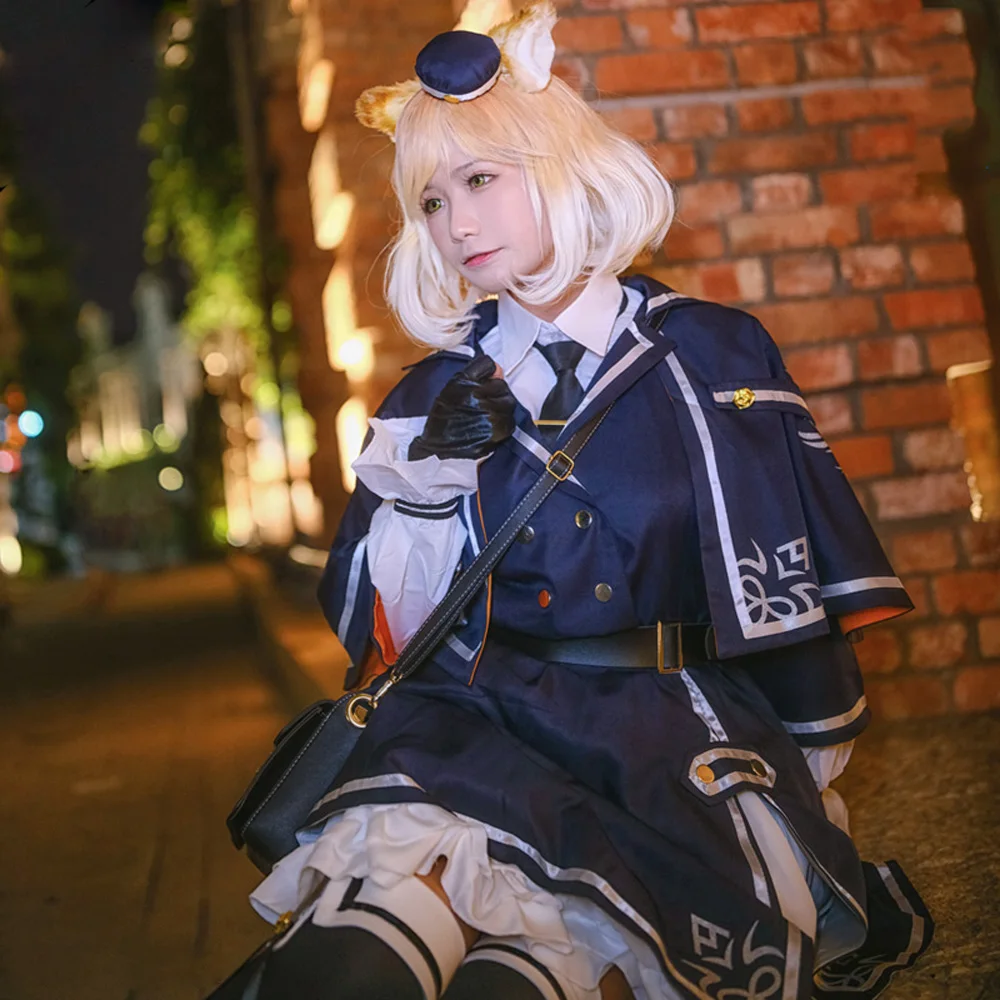 VEVEFHUANG игра арнайтс мусс Frncat Косплей Костюм женский для косплея Хеллоуин платье