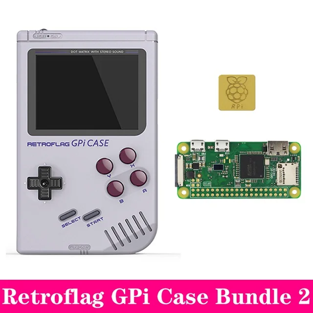 Bundle 2 Новое поступление Retroflag GPi Чехол комплект с теплоотвод для Raspberry Pi Zero W V1.3 GPi пластиковый кейс - Цвет: Bundle 2
